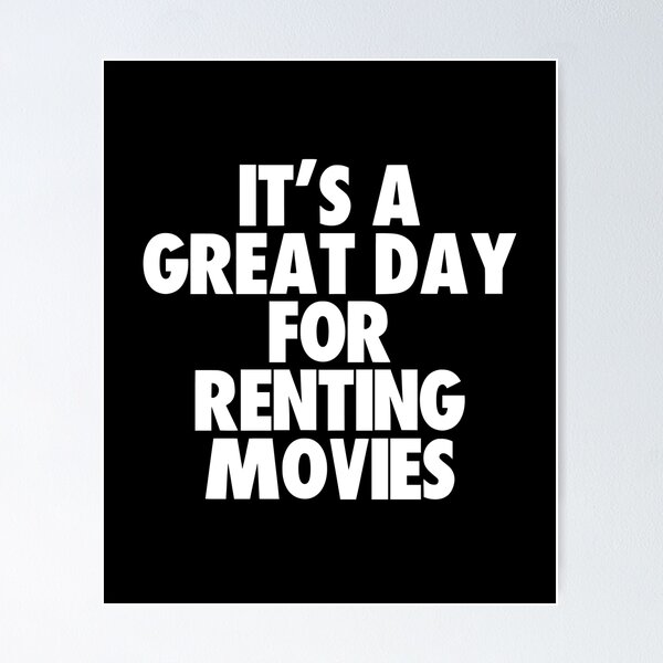 Item preview, It's a Great Day For Renting Movies designed and sold by kindxinn.