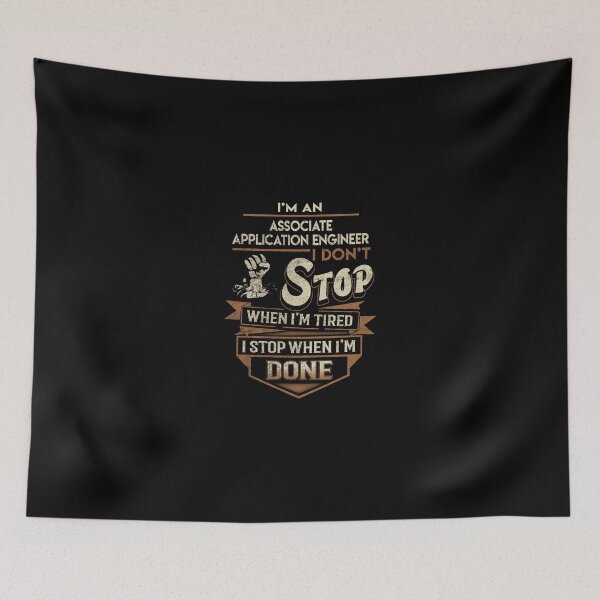 Item preview, Associate Application Engineer T Shirt - I Stop When Done Job Gift Item Tee designed and sold by paneczkopat.