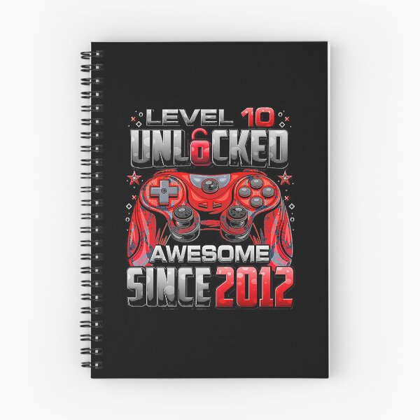 Item preview, Level 10 Unlocked Awesome Since 2012 10th Birthday Gaming designed and sold by hilarydeannajv.