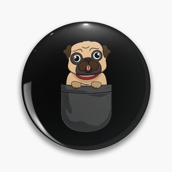 Artikelvorschau, Pug Dog In Pocket Dog Cute entworfen und verkauft von rafaeltto.