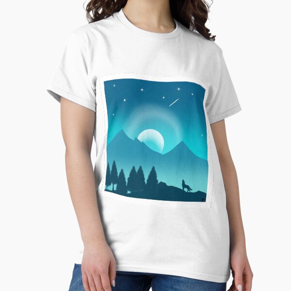 Item preview, Lonely wolf art designed and sold by Puchi Evans.