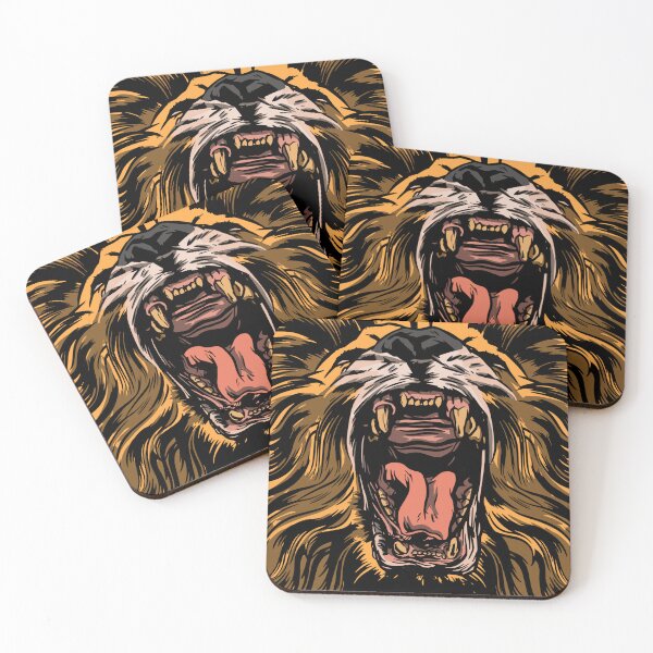 Item preview, lion head | roaring lion designed and sold by DerSenat.