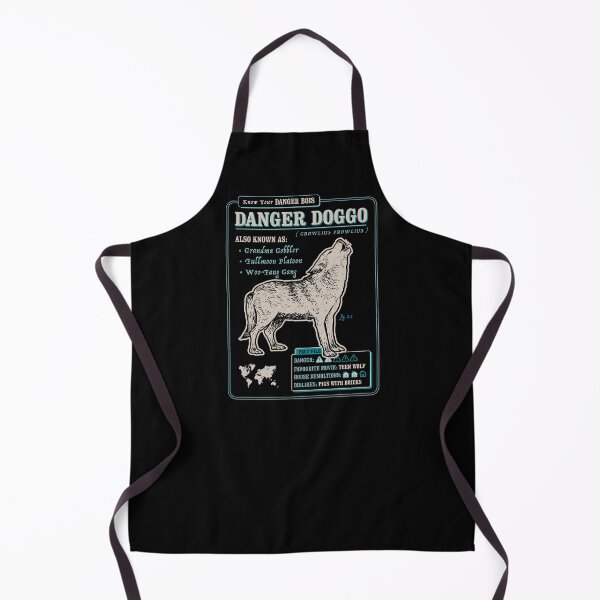 Item preview, Funny Wolf Fact File - Danger Doggo designed and sold by Yipptee Shirts.