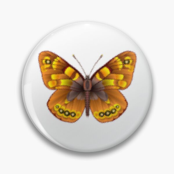 Item preview, Pixel yellow Tropical butterfly designed and sold by Elonium.