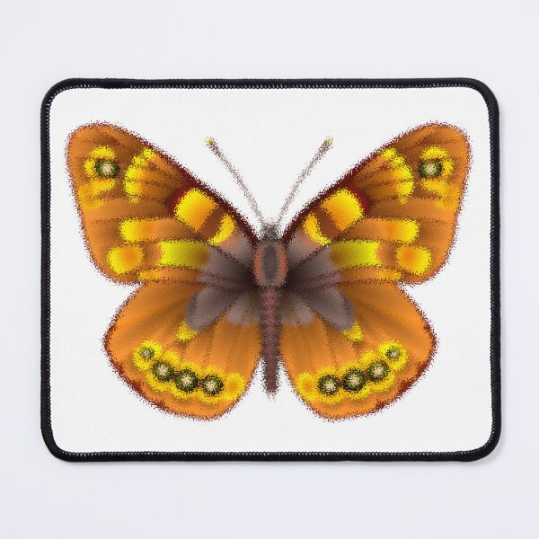 Item preview, Pixel yellow Tropical butterfly designed and sold by Elonium.