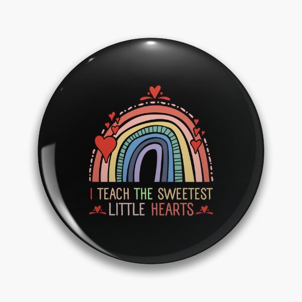 Item preview, I Teach The Sweetest Hearts Rainbow Teacher Valentines Day designed and sold by Davestre Designs.