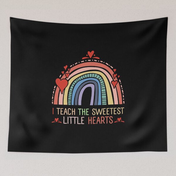 Item preview, I Teach The Sweetest Hearts Rainbow Teacher Valentines Day designed and sold by Davestre Designs.