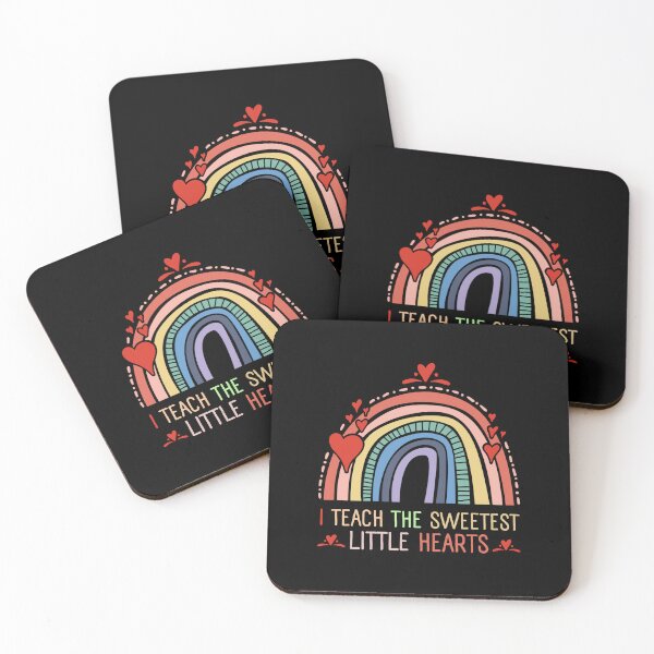 Item preview, I Teach The Sweetest Hearts Rainbow Teacher Valentines Day designed and sold by Davestre.