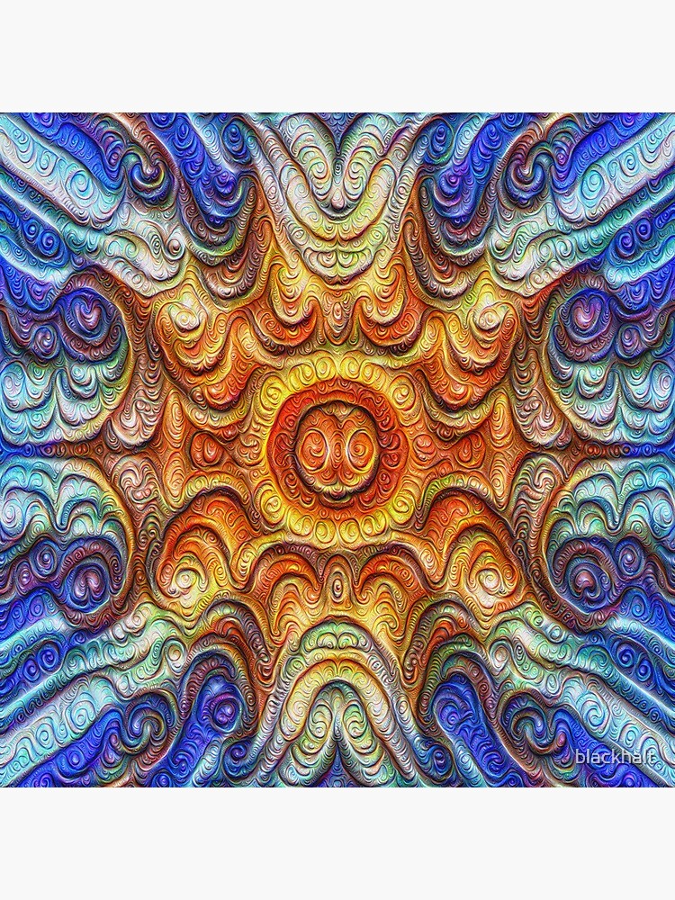 Frozen Sun #DeepDream #Art by blackhalt