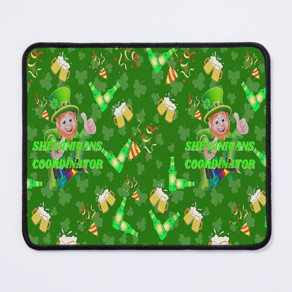 Item preview, Shenanigans coordinator Fun Design, Let The Shenanigans Begin, Lucky Shamrock Irish Culture, Shenanigans Squad designed and sold by Adri Barnard.