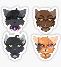 Pegatina Warrior Cat Villains Set One