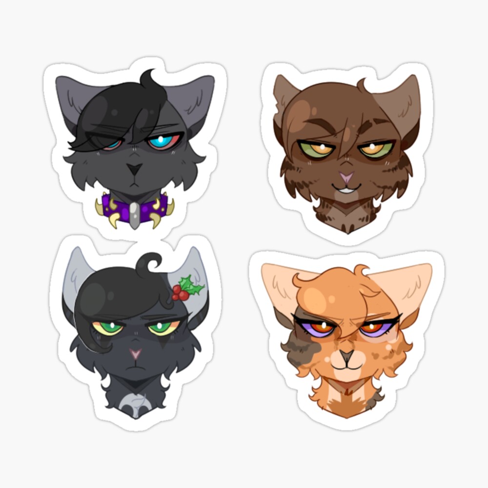 Warrior Cat Villains Set One | Sticker