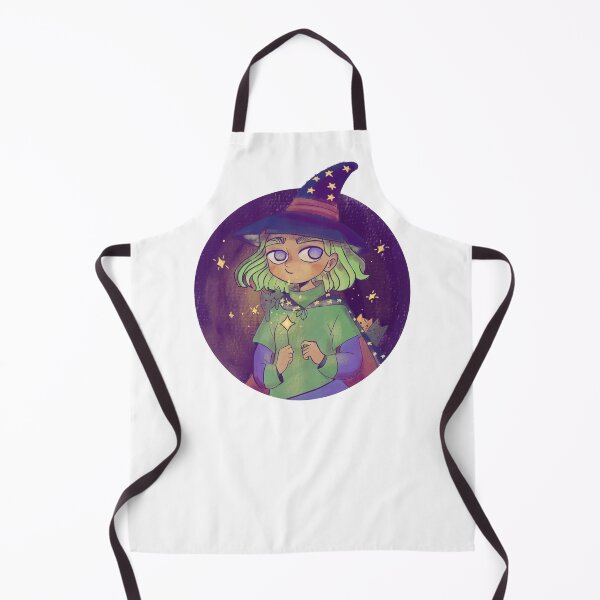Item preview, A cute shy witch digital illustration designed and sold by Yarafantasyart.