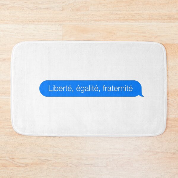Item preview, Liberty Equality Fraternity SMS designed and sold by AbsolutMango.
