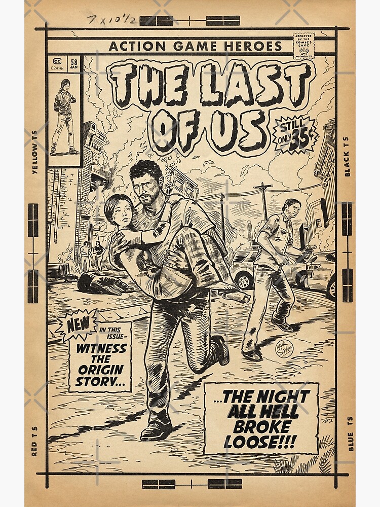 The Last of Us - Intro comic cover fan art Poster for Sale by MarkScicluna