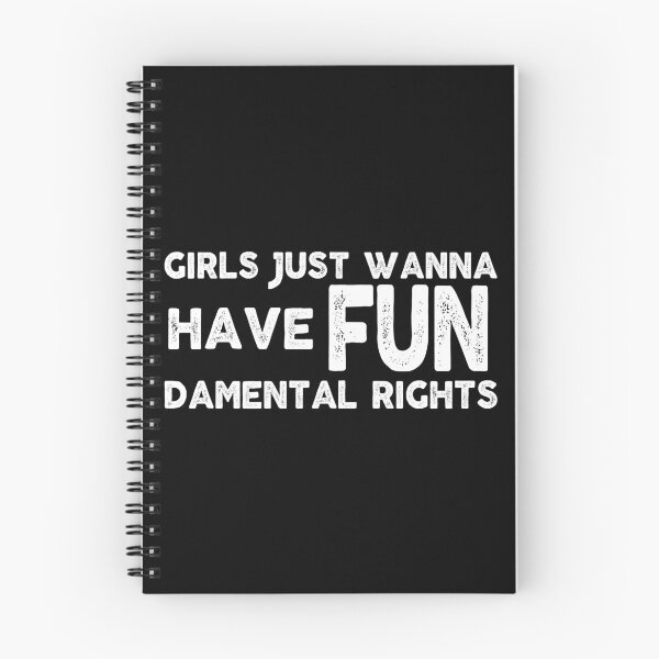 Item preview, inspiration feminist Girls Just Wanna Have Fundamental Rights feminism gift for her Funny sarcastic Rude Offensive saying, designed and sold by joygift369.
