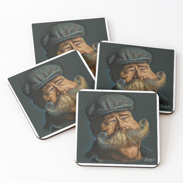 Item preview, Meet Mr. Handlebars - Funny Face - Caricature designed and sold by Wilcox PhotoArt.