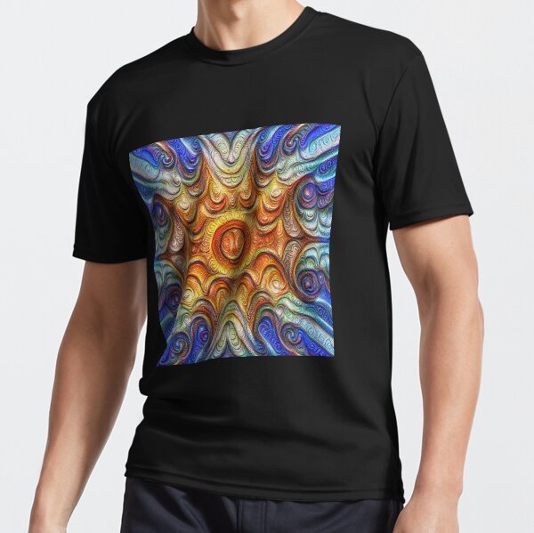 Frozen Sun #DeepDream #Art Active T-Shirt