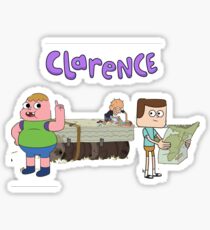 Pegatina Clarence y amigos