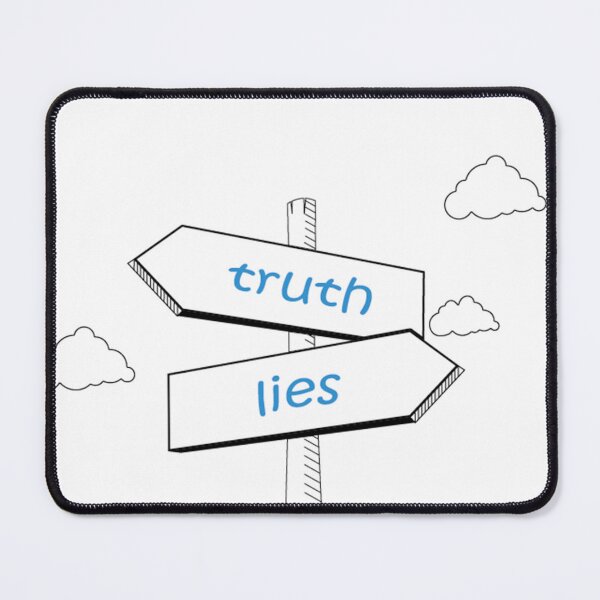 Item preview, truth and lies design t shirts , lie , gift , men , women , 1st april , april fools ,  designed and sold by issam-lahlou.