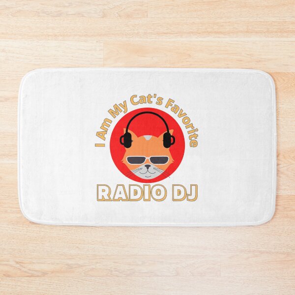 Item preview, I Am My Cat's Favorite Radio DJ. designed and sold by JockArts.
