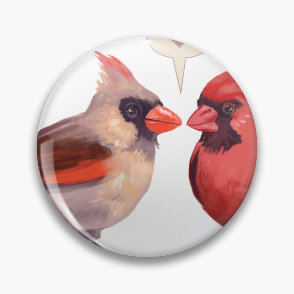 Item preview, Cardinal Love Birds designed and sold by TheDaysIdeas.
