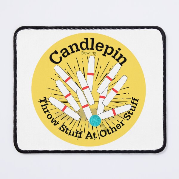 Item preview, Candlepin Bowling Throw Stuff At Other Stuff designed and sold by villagegorilla.