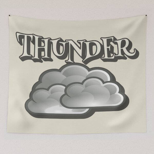 Item preview, Thunder And Lightning Couples Design, Fun Thunder Clouds Design For Stormy Weather Lovers designed and sold by TrulyEpoque.