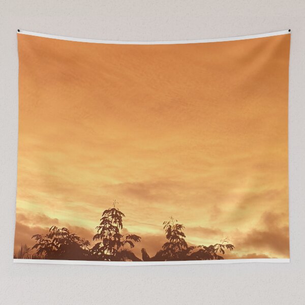 Item preview, Orange Sunset with Palm Trees designed and sold by Bennymp.