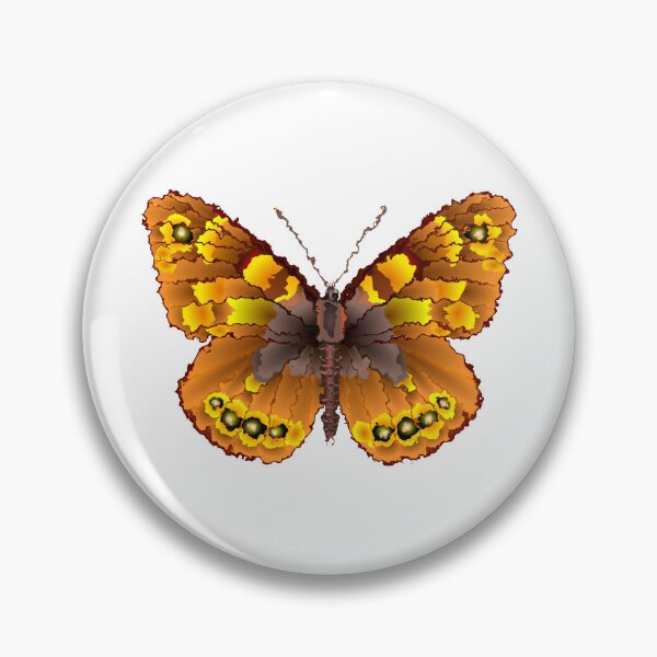 Item preview, Pixel yellow Tropical butterfly designed and sold by Elonium.