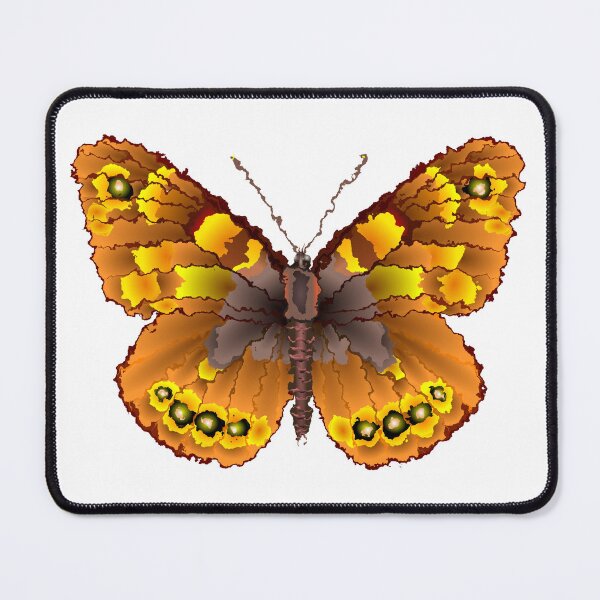 Item preview, Pixel yellow Tropical butterfly designed and sold by Elonium.