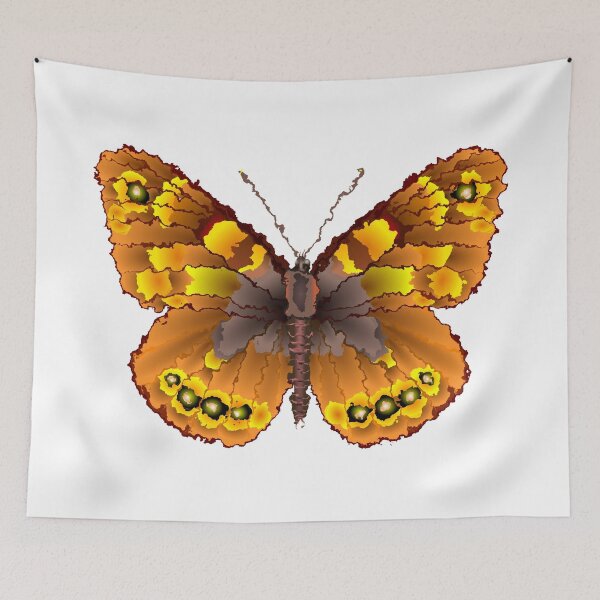 Item preview, Pixel yellow Tropical butterfly designed and sold by Elonium.