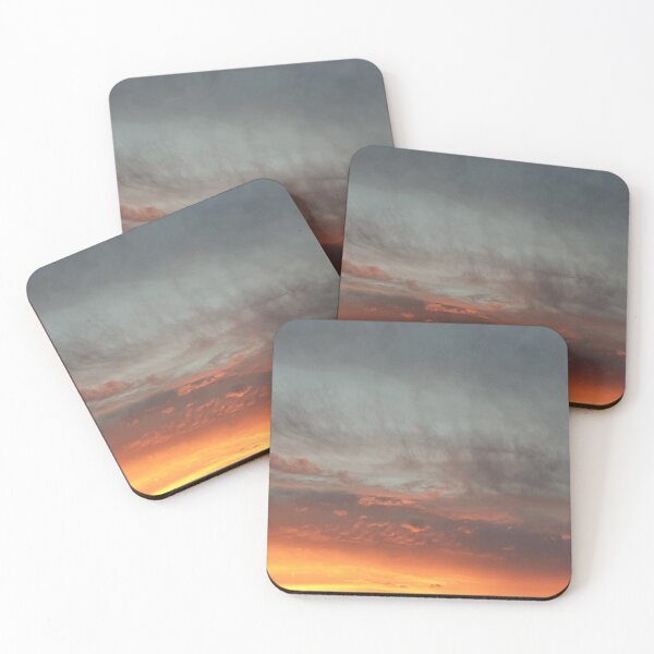 Item preview, Orange Sunset with Grey Clouds Coming designed and sold by Bennymp.