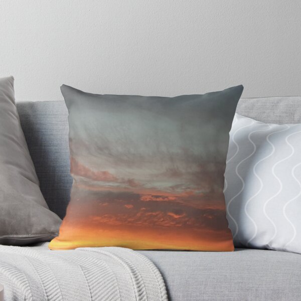 Item preview, Orange Sunset with Grey Clouds Coming designed and sold by Bennymp.