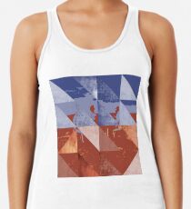 Muse Schwarze Löcher Dreiecke Racerback Tank Top