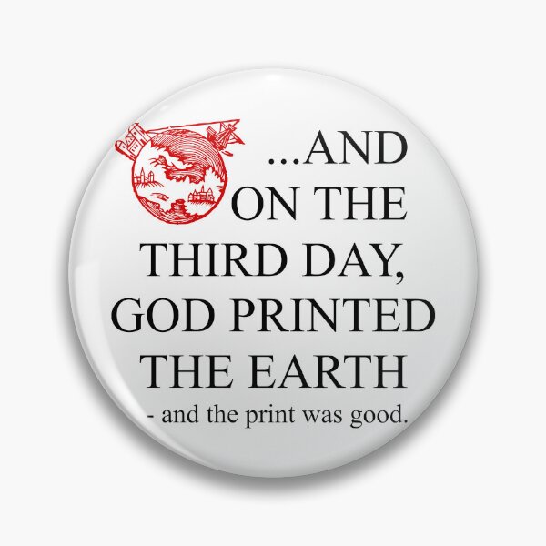 Item preview, God 3D printed the earth designed and sold by FibreGrease.