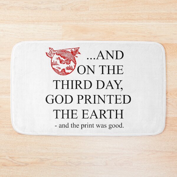 Item preview, God 3D printed the earth designed and sold by FibreGrease.