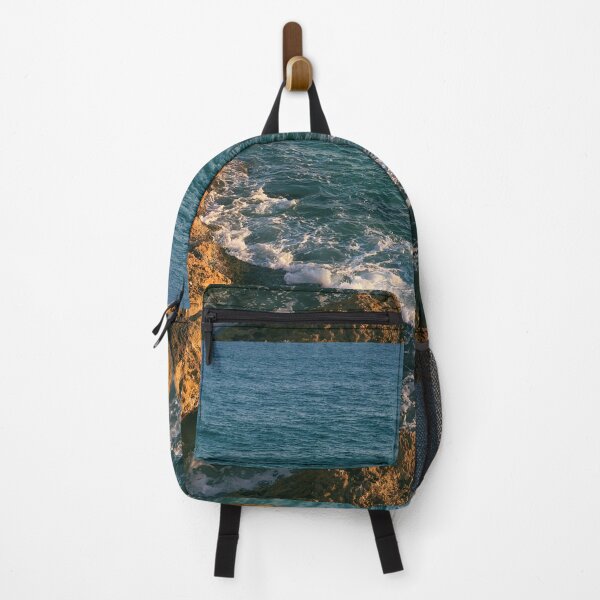 Item preview, Blue sea waves of playa arrabassada Spain designed and sold by Hola Ilustra.