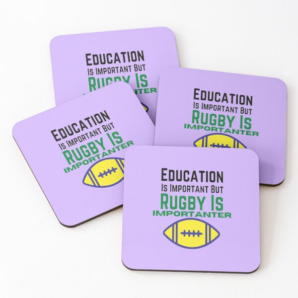 Artikelvorschau, Bildung ist wichtig, aber Rugby ist wichtiger entworfen und verkauft von imtiyaz9661.