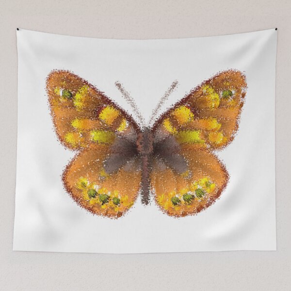 Item preview, Pixel yellow Tropical butterfly 3 designed and sold by Elonium.