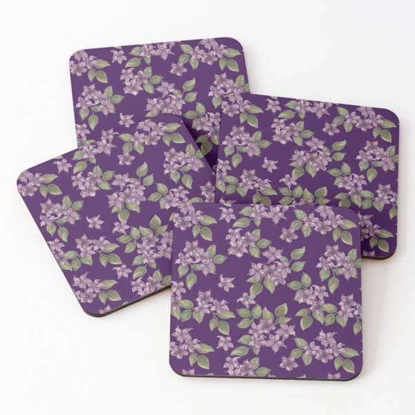 Item preview, Watercolor Violets (Plum) designed and sold by HildegunStudio.