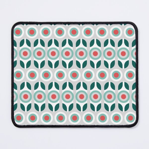 Item preview, Sirkel, Vintage Mod Circle and Oval Pattern designed and sold by BesanoStyle.