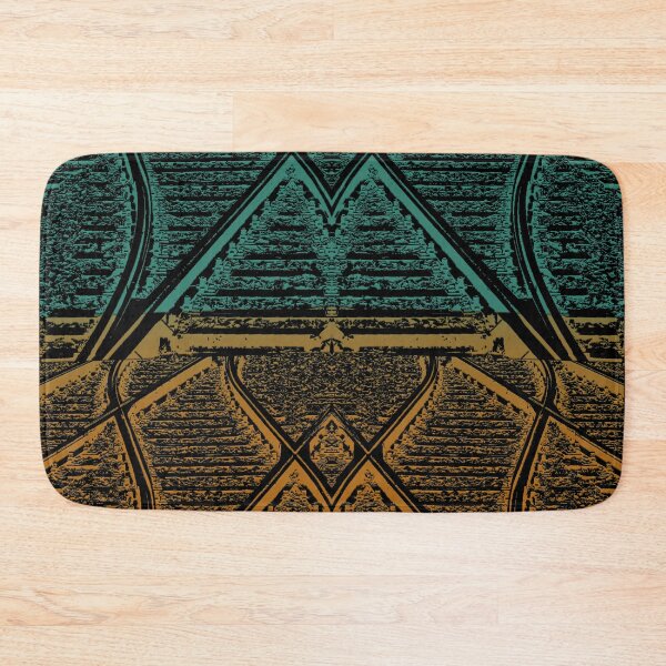 Item preview, FUNNY PATTERN WITH ABSTRACT GEOMETRIC LINES OF RAILROAD TRACKS - UNIQUE COLLECTION OF RAILROAD ART PATTERNS (N°2). designed and sold by Ralek.
