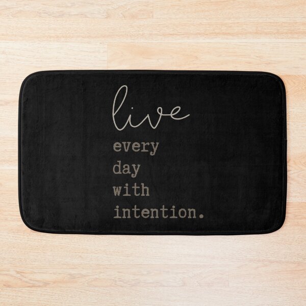 Item preview, live every day with intention. designed and sold by successmom.