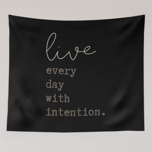 Item preview, live every day with intention. designed and sold by successmom.