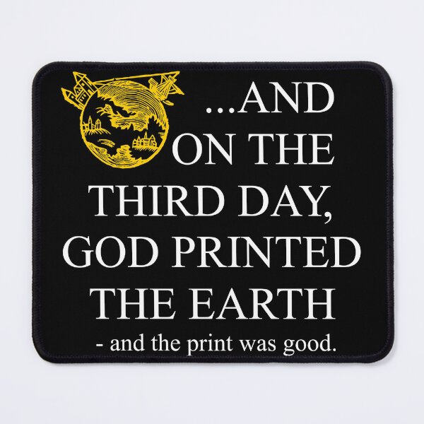 Item preview, God 3D printed the earth designed and sold by FibreGrease.