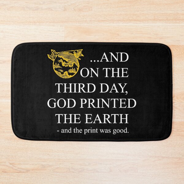 Item preview, God 3D printed the earth designed and sold by FibreGrease.