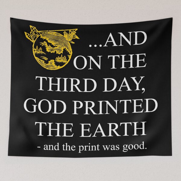 Item preview, God 3D printed the earth designed and sold by FibreGrease.