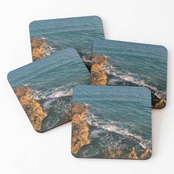 Item preview, Blue sea waves of playa arrabassada Spain designed and sold by Hola Ilustra.
