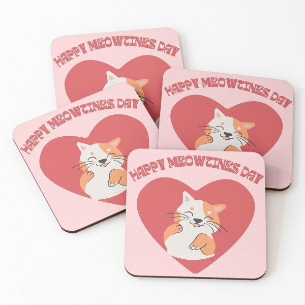 Item preview, Happy Meowentines Day Cute Cat Valentine Design designed and sold by Glamify.